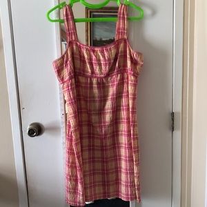Women’s sundress. Brand: Xhilaration. Size: XL. Color: Pink and yellow.